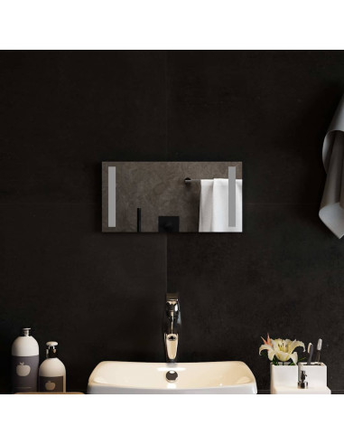 Specchio da Bagno con Luci LED 40x20 cm