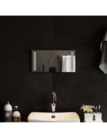 Specchio da Bagno con Luci LED 40x20 cm