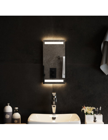 Specchio da Bagno con Luci LED 20x40 cm