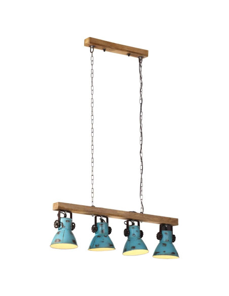 Lampada da Soffitto 25 W Blu Anticato 90x24x111 cm E27