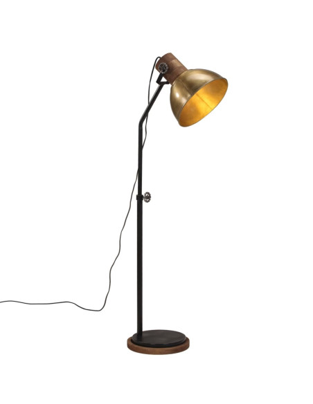 Lampada da Terra 25 W Ottone Anticato 30x30x100-150 cm E27