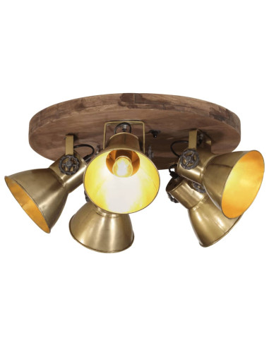 Lampada a Soffitto 25 W Ottone Anticato 50x50x25 cm E27