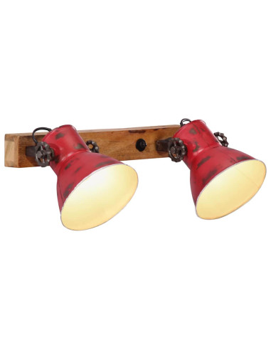 Lampada a Parete 25 W Rosso Anticato 45x25 cm E27