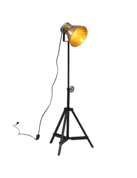 Lampada da Terra 25 W Ottone Anticato 35x35x65/95 cm E27