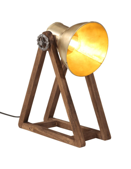 Lampada da Scrivania 25 W Ottone Anticato 30x17x40 cm E27