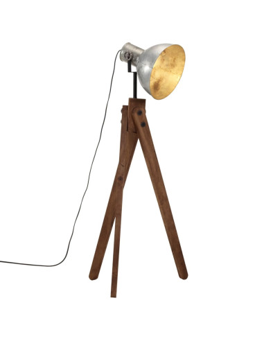 Lampada da Terra 25 W Argento Vintage 45x45x120 cm E27