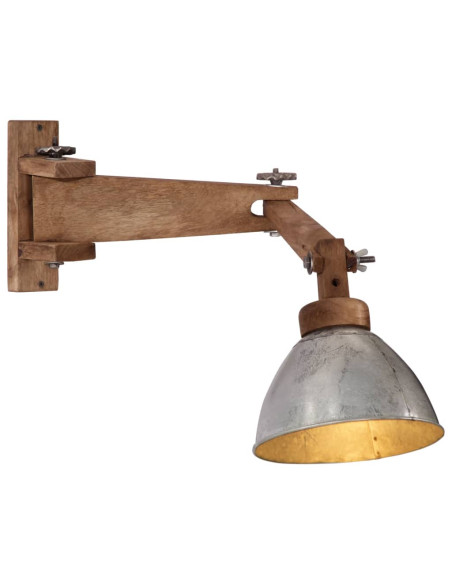 Lampada a Parete 25 W Argento Vintage E27