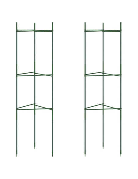 Sostegno per Pomodori 2pz 116 cm in Acciaio e PP