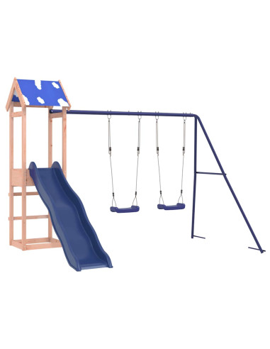 Set da Gioco da Esterno in Legno Massello di Douglas