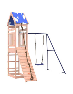 Set da Gioco da Esterno in Legno Massello di Douglas