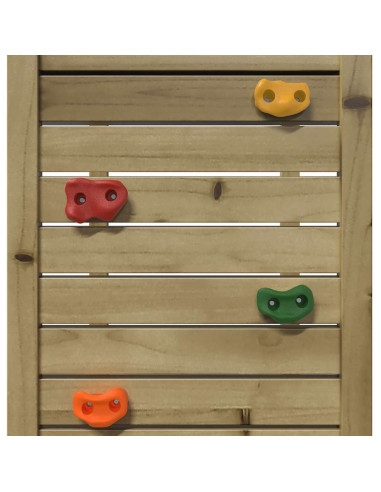 Set da Gioco da Esterno in Legno di Pino Impregnato