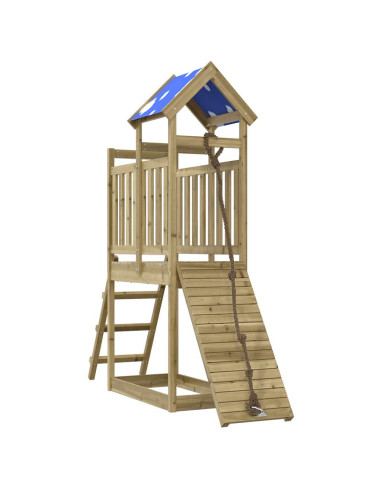 Set da Gioco da Esterno in Legno di Pino Impregnato