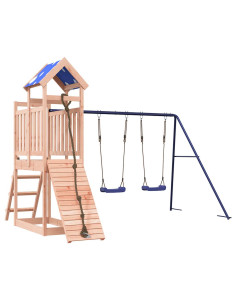 Set da Gioco da Esterno in Legno Massello di Douglas