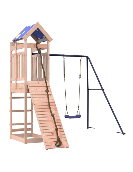 Set da Gioco da Esterno in Legno Massello di Douglas