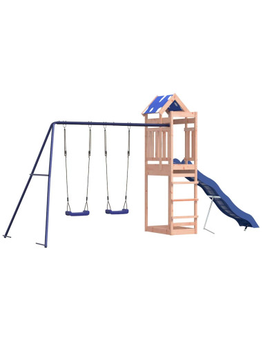 Set da Gioco da Esterno in Legno Massello di Douglas