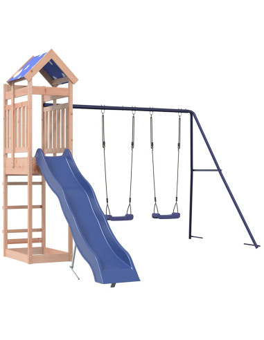 Set da Gioco da Esterno in Legno Massello di Douglas