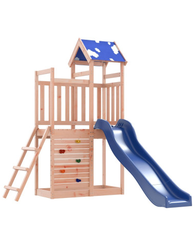 Set da Gioco da Esterno in Legno Massello di Douglas