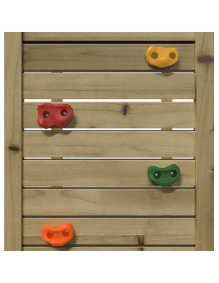 Set da Gioco da Esterno in Legno di Pino Impregnato