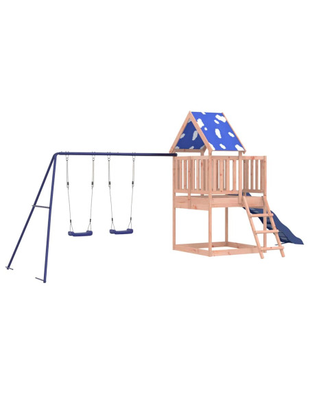 Set da Gioco da Esterno in Legno Massello di Douglas