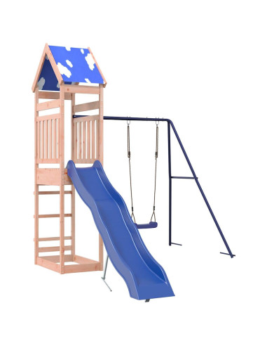 Set da Gioco da Esterno in Legno Massello di Douglas