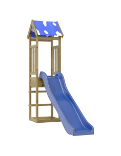 Set da Gioco da Esterno in Legno di Pino Impregnato