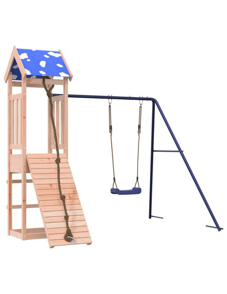 Set da Gioco da Esterno in Legno Massello di Douglas