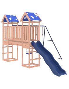 Set da Gioco da Esterno in Legno Massello di Douglas