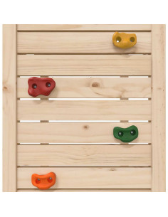 Set da Gioco da Esterno in Legno Massello di Pino