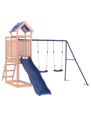 Set da Gioco da Esterno in Legno Massello di Douglas