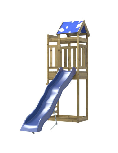 Set da Gioco da Esterno in Legno di Pino Impregnato