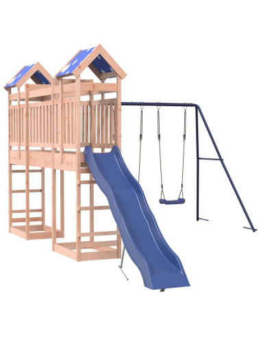 Set da Gioco da Esterno in Legno Massello di Douglas