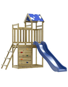 Set da Gioco da Esterno in Legno di Pino Impregnato