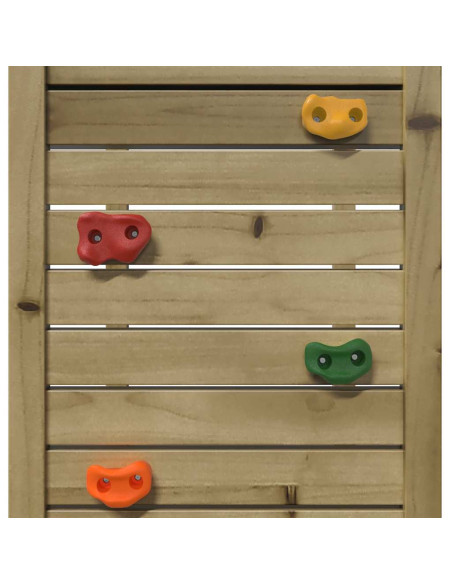 Set da Gioco da Esterno in Legno di Pino Impregnato