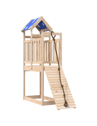 Set da Gioco da Esterno in Legno Massello di Pino