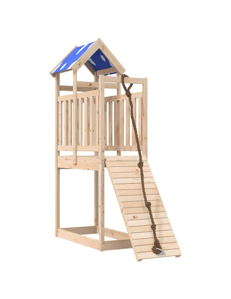 Set da Gioco da Esterno in Legno Massello di Pino