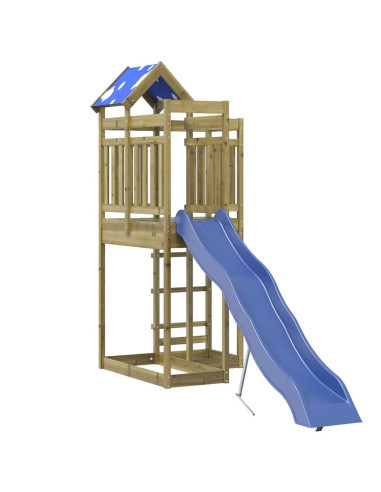 Set da Gioco da Esterno in Legno di Pino Impregnato