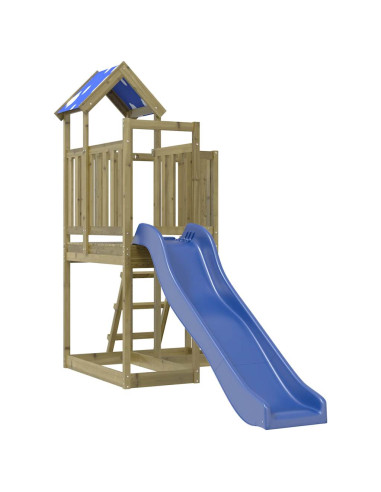 Set da Gioco da Esterno in Legno di Pino Impregnato