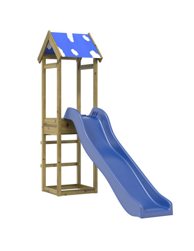 Set da Gioco da Esterno in Legno di Pino Impregnato