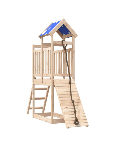 Set da Gioco da Esterno in Legno Massello di Pino