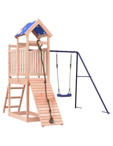 Set da Gioco da Esterno in Legno Massello di Douglas