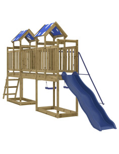 Set da Gioco da Esterno in Legno di Pino Impregnato