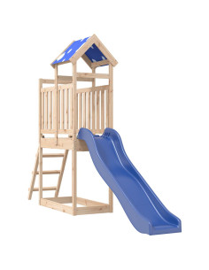 Set da Gioco da Esterno in Legno Massello di Pino