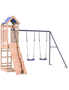 Set da Gioco da Esterno in Legno Massello di Douglas