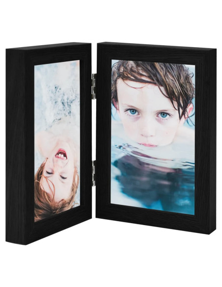 Cornici Portafoto a Libro Nere 2x(21x29,7 cm)