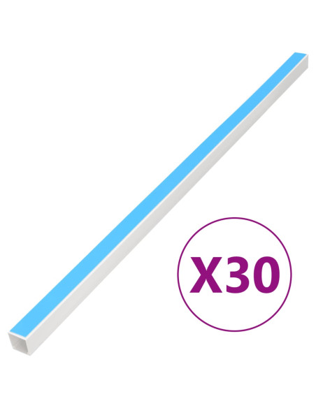 Canalina per Cavi Autoadesiva 25x25 mm 30 m in PVC