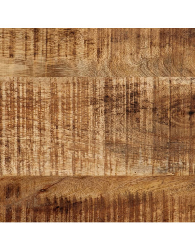 Comodino a Parete 40x30x13,5 cm in Legno Massello di Mango