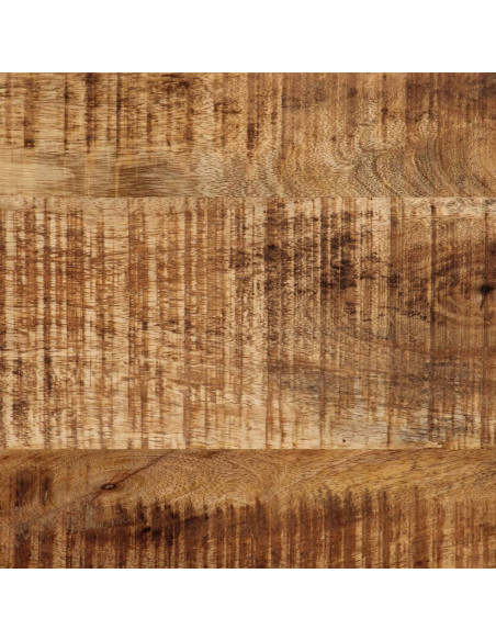 Comodino a Parete 40x30x13,5 cm in Legno Massello di Mango