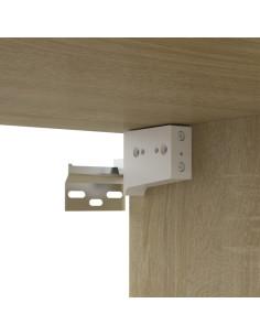 Set di Mobili Porta TV 8 pz Rovere Sonoma in Legno Multistrato 2