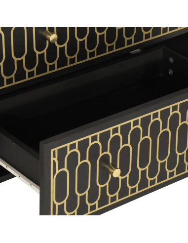 Credenza 60x33x75 cm in Legno Massello di Mango