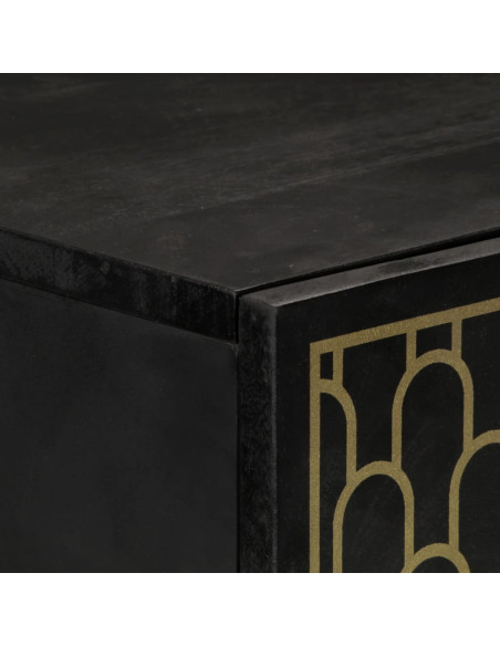 Credenza 40x33x110 cm in Legno Massello di Mango